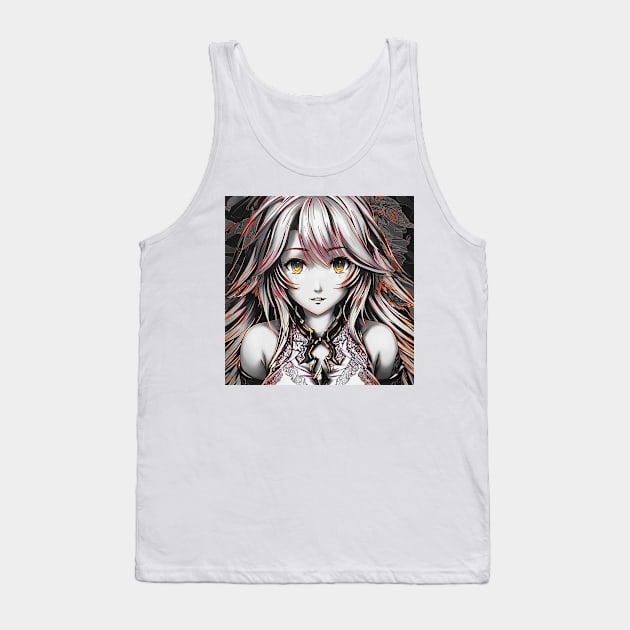Jibril - No Game No Life Tank Top by VoidXedis